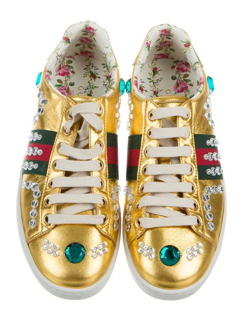 gucci sneaker love|gucci jeweled sneakers price.